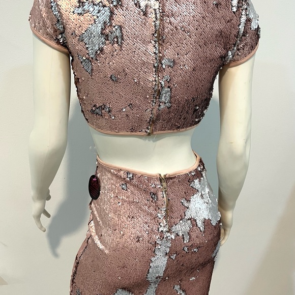 sequin set rose gold and silver size S - Picture 3 of 4